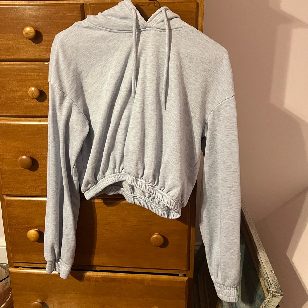 H&M Divided Cropped Hoodie